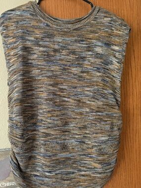 Democracy Brown Multi-Tone Knit Sweater